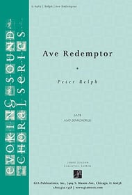 Ave Redemptor SATB choral sheet music cover Thumbnail